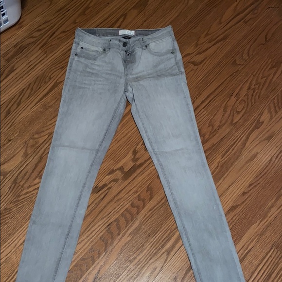 Grey garage stretch skinny jeans - Picture 1 of 3